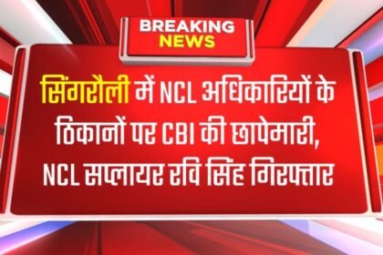 सिंगरौली में NCL अधिकारियों के ठिकानों पर CBI की छापेमारी, NCL सप्लायर रवि सिंह गिरफ्तार