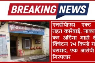 Shahdol News : एनडीपीएस एक्ट के तहत कार्रवाई, नाकाबंदी कर अर्टिगा गाड़ी से 1 क्विंटल 74 किलो गांजा बरामद, एक आरोपी को गिरफ्तार